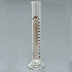 Цилиндр мерный 1-250-2 с носиком на стеклянном основании