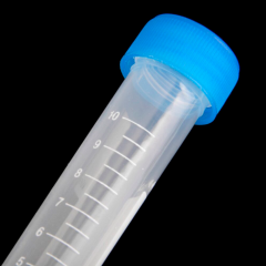 Пробирка коническая с винтовой крышкой и делениями 10 мл, 17х107 мм, нестерильная, п/п, 100 шт/уп.