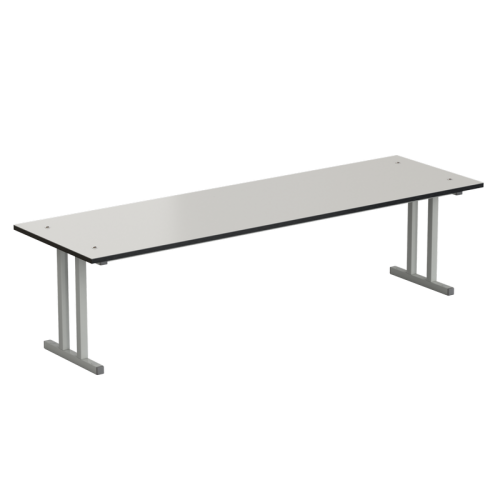 Полка 2-го уровня для стола островного 1500х450х390 мм, LABGRADE