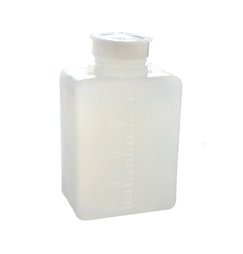 Емкость для общелабораторного применения (бутылка квадратная) 2000 мл, с делениями, ПЭВП, Aptaca