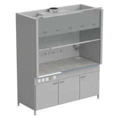 Шкаф вытяжной с подводом воды 1800х900х2145 мм, раб. поверхность - КЕРАМИКА