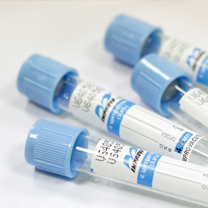 Вакуумные пробирки с цитратом натрия 3,8%, 13х100 мм, 2,7 мл, пластик