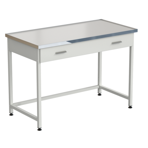 Стол лабораторный с 1 ящиком 1212х610х850 мм, раб. поверхность - LABGRADE-лайт