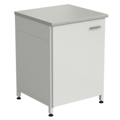 Тумба 610х600х850 дверь левая, ЛАМИНАТ СЕРЫЙ