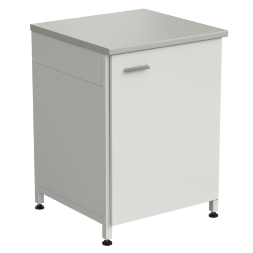 Тумба 610х600х850 дверь правая, ЛАМИНАТ СЕРЫЙ