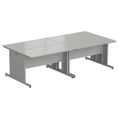 Стол островной 3013х1513х900 мм, раб. поверхность - DURCON с бортиком