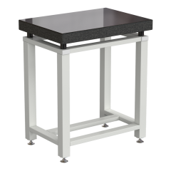 Стол для весов малый 630х450х750 мм, гранит, цвет каркаса - белый