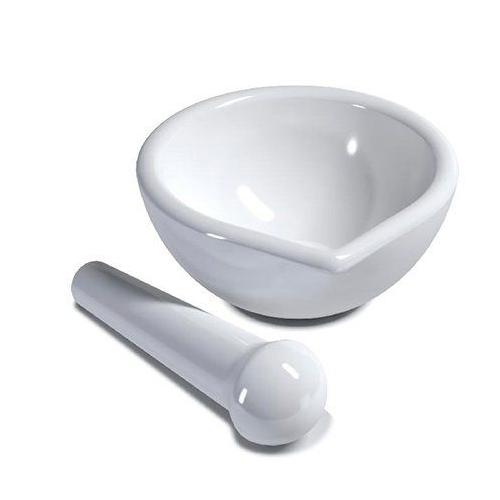 Ступка фарфоровая с пестиком D=60, d=39, H=27