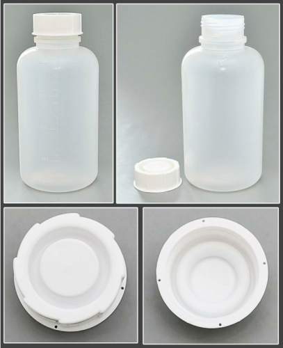 Банка широкогорлая для реактивов 2000 мл, с делениями, п/п, Kartell