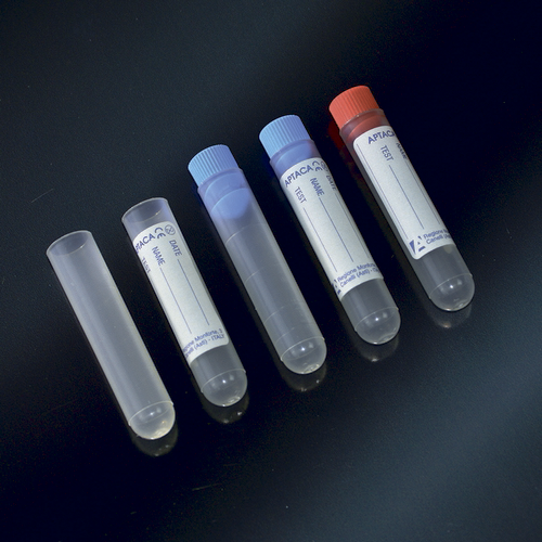 Пробирка цилиндрическая без делений и пробки 3 мл, 12х55 мм, п/п, Aptaca, 1000 шт/уп.