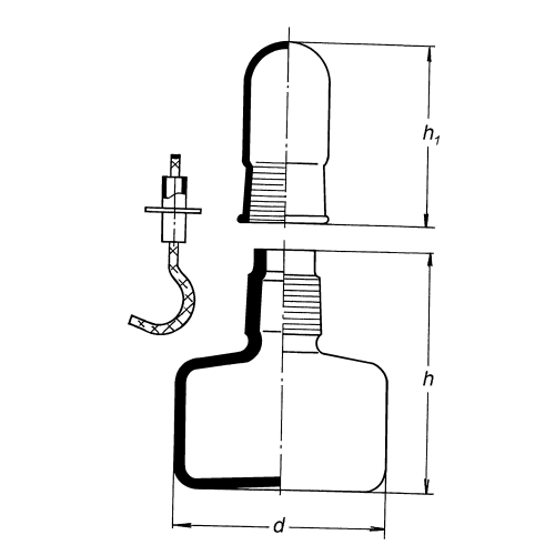 Спиртовка СЛ-1, V=100 мл