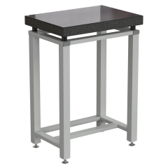 Стол для весов малый 630х450х900 мм, гранит, цвет каркаса - серый