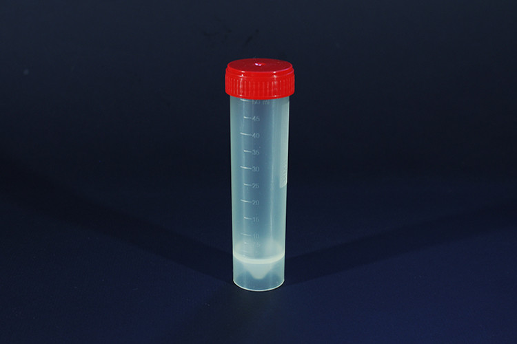 Пробирка коническая с навинчивающейся крышкой и делениями 50 мл, 31,6х118,4 мм, с юбкой устойчивости, стерильная, в индивидуальной упаковке, п/п, Литопласт, 350 шт/уп.