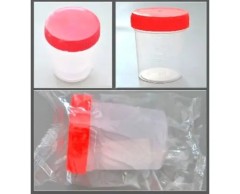 Контейнер лабораторный для взятия проб 120 мл, стерильный, с завинчивающейся крышкой, индивидуальная упаковка, п/п, FL medical, 250 шт/уп.