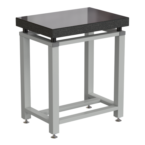 Стол для весов малый 630х450х750 мм, гранит, цвет каркаса - серый