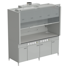 Шкаф вытяжной 2 светильника 2 комплекта воды 2000х900х2145 мм, раб. поверхность - LABGRADE