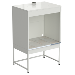 Шкаф для нагревательных печей 1210x870x1895 мм, белый металл, раб. поверхность - КЕРАМИКА