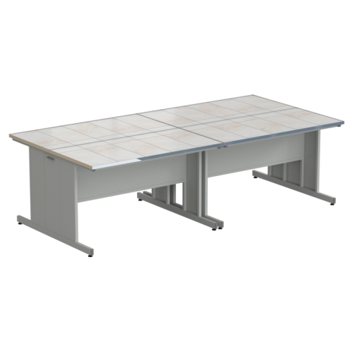 Стол островной 3030х1500х900 мм, раб. поверхность - КЕРАМИКА