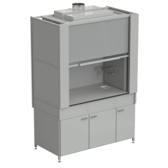 Шкаф вытяжной с коконом из стеклопластика с водой с ВЗБ светильником 1500х820х2240 мм, раб. поверхность - LABGRADE