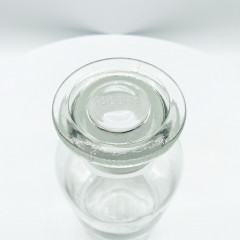 Склянка для реактивов 1000 мл из светлого стекла с широкой горловиной и притертой пробкой