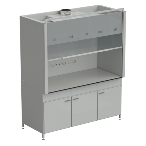 Шкаф вытяжной без подвода воды с ВЗБ светильником 1800х900х2145 мм, раб. поверхность - LABGRADE