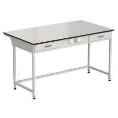 Стол приборный с 2-мя ящиками и электрикой 1500x850x850 мм, раб. поверхность - LABGRADE