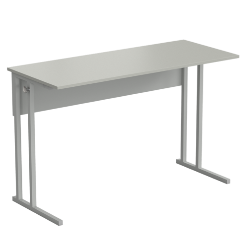 Стол ученический упрощенный 1200х500х760, раб. поверхность - ЛАМИНАТ СЕРЫЙ