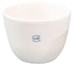 Тигель низкий фарфоровый №6, 126 мл