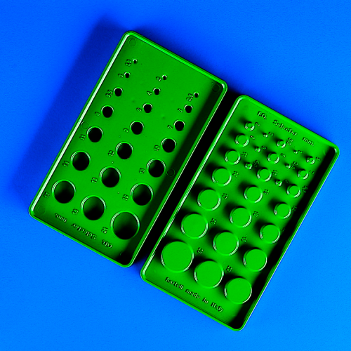 Набор для определения диаметра трубок, ABS зеленый, Kartell