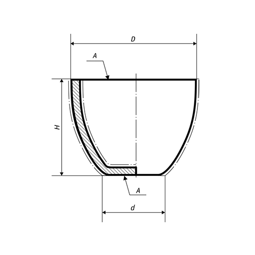 Тигель низкий 5 мл