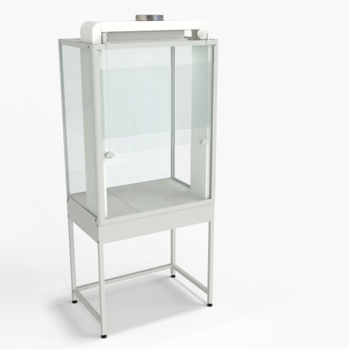 Шкаф демонстрационный напольный 950х650х2245, раб. поверхность - КЕРАМИКА